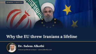 Why the EU threw Iranians a lifeline – Dr. Salem Alketbi