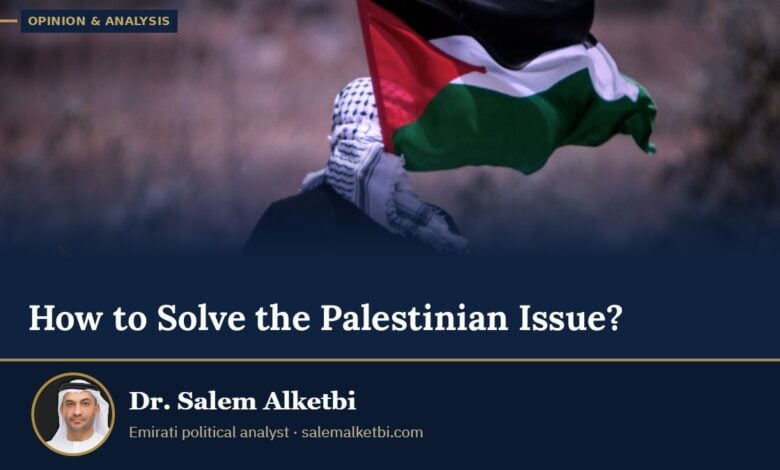 How to Solve the Palestinian Issue? – Dr. Salem Alketbi