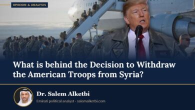 What is behind the Decision to Withdraw the American Troops from Syria? – Dr. Salem Alketbi