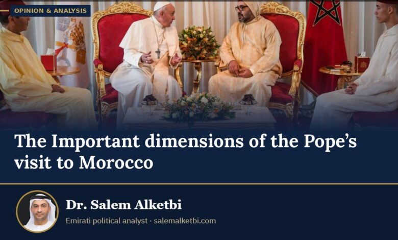 The Important dimensions of the Pope’s visit to Morocco – Dr. Salem Alketbi