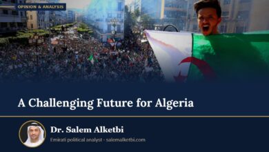 A Challenging Future for Algeria – Dr. Salem Alketbi