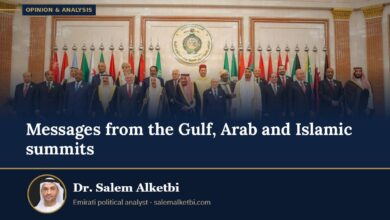Messages from the Gulf, Arab and Islamic summits – Dr. Salem Alketbi