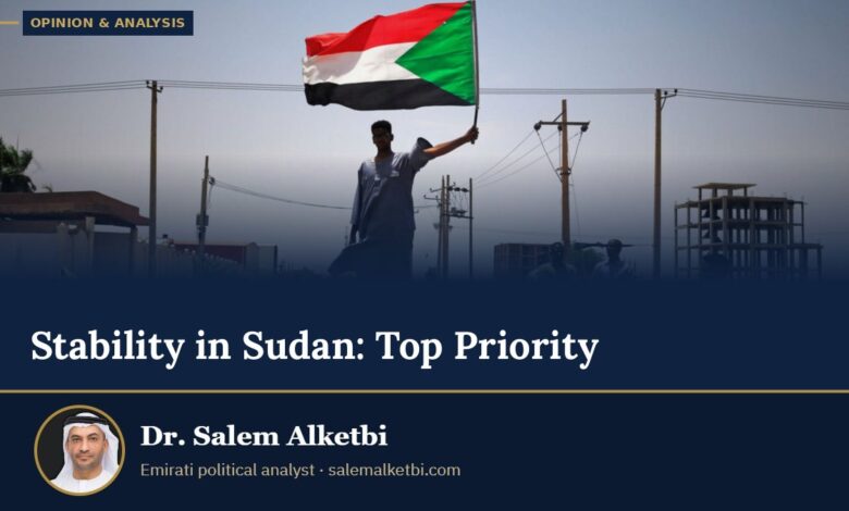 Stability in Sudan: Top Priority – Dr. Salem Alketbi