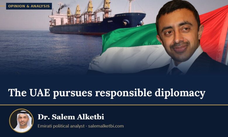 The UAE pursues responsible diplomacy – Dr. Salem Alketbi