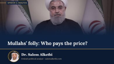 Mullahs’ folly: Who pays the price? – Dr. Salem Alketbi