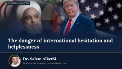 The danger of international hesitation and helplessness – Dr. Salem Alketbi