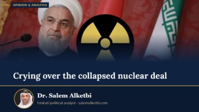 Crying over the collapsed nuclear deal – Dr. Salem Alketbi