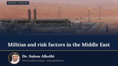 Militias and risk factors in the Middle East – Dr. Salem Alketbi