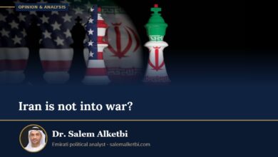 Iran is not into war? – Dr. Salem Alketbi