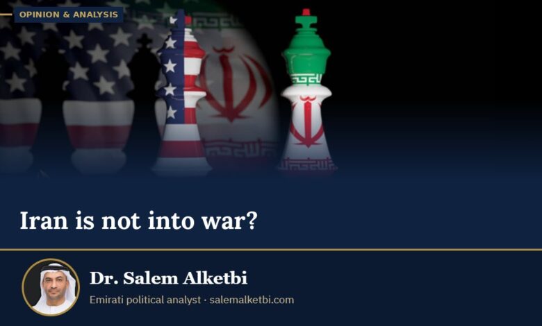 Iran is not into war? – Dr. Salem Alketbi