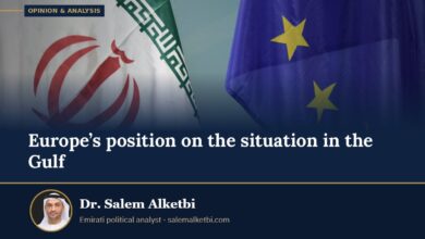 Europe’s position on the situation in the Gulf – Dr. Salem Alketbi