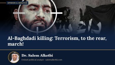 Al-Baghdadi killing: Terrorism, to the rear, march! – Dr. Salem Alketbi