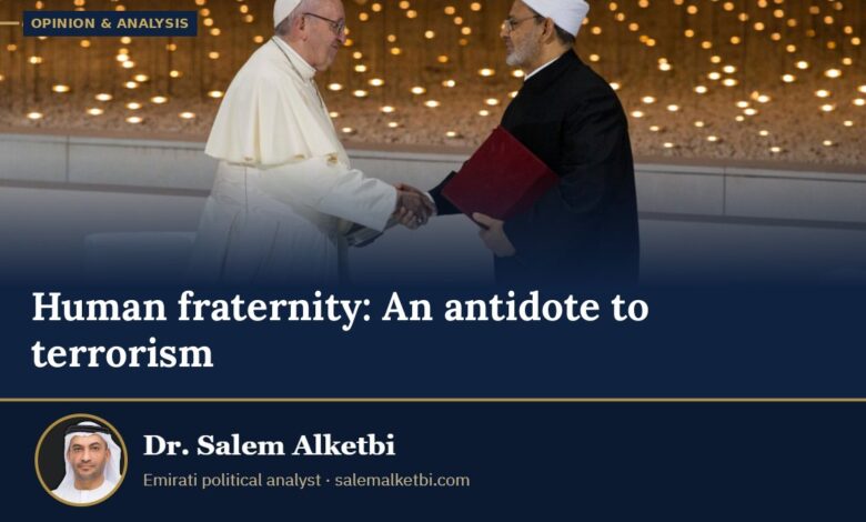Human fraternity: An antidote to terrorism – Dr. Salem Alketbi