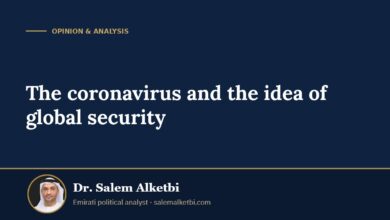 The coronavirus and the idea of global security – Dr. Salem Alketbi