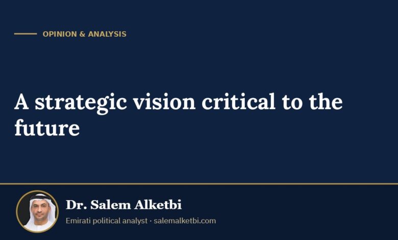 A strategic vision critical to the future – Dr. Salem Alketbi
