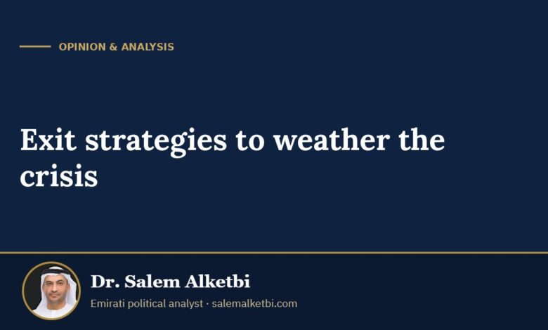 Exit strategies to weather the crisis – Dr. Salem Alketbi