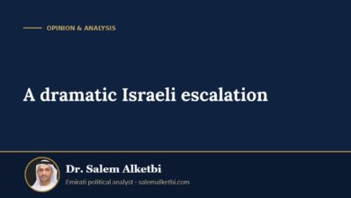 A dramatic Israeli escalation – Dr. Salem Alketbi