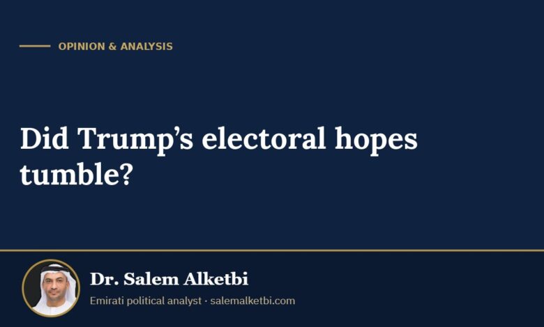 Did Trump’s electoral hopes tumble? – Dr. Salem Alketbi