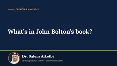 What’s in John Bolton’s book? – Dr. Salem Alketbi