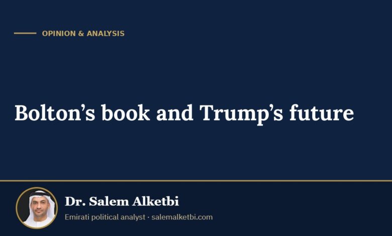 Bolton’s book and Trump’s future – Dr. Salem Alketbi