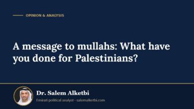 A message to mullahs: What have you done for Palestinians? – Dr. Salem Alketbi