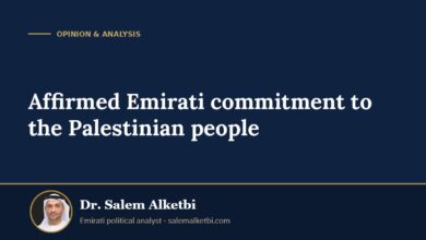 Affirmed Emirati commitment to the Palestinian people – Dr. Salem Alketbi