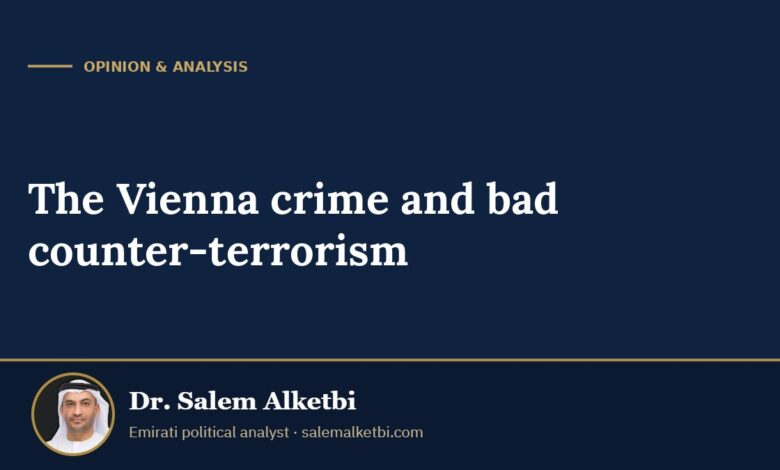 The Vienna crime and bad counter-terrorism – Dr. Salem Alketbi