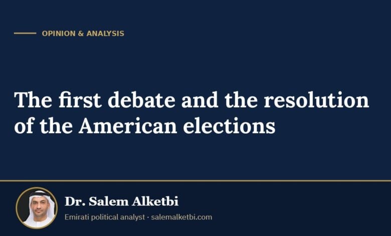 The first debate and the resolution of the American elections – Dr. Salem Alketbi
