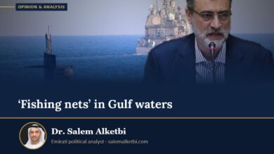‘Fishing nets’ in Gulf waters – Dr. Salem Alketbi
