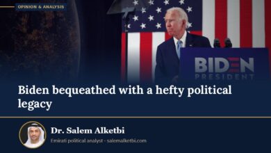Biden bequeathed with a hefty political legacy – Dr. Salem Alketbi