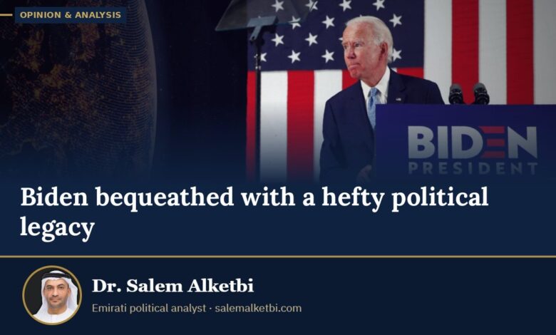 Biden bequeathed with a hefty political legacy – Dr. Salem Alketbi