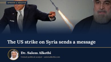 The US strike on Syria sends a message – Dr. Salem Alketbi