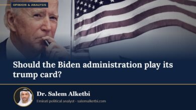 Should the Biden administration play its trump card? – Dr. Salem Alketbi