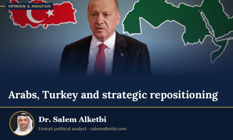 Arabs, Turkey and strategic repositioning – Dr. Salem Alketbi