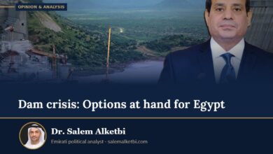 Dam crisis: Options at hand for Egypt – Dr. Salem Alketbi