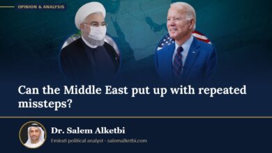 Can the Middle East put up with repeated missteps? – Dr. Salem Alketbi
