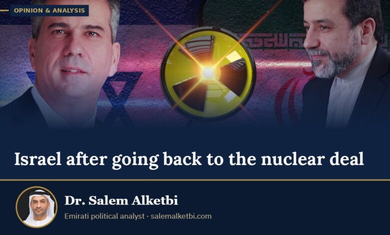Israel after going back to the nuclear deal – Dr. Salem Alketbi
