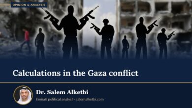 Calculations in the Gaza conflict – Dr. Salem Alketbi