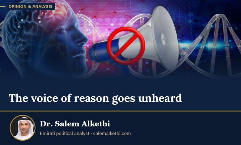 The voice of reason goes unheard – Dr. Salem Alketbi