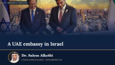 A UAE embassy in Israel – Dr. Salem Alketbi