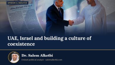 UAE, Israel and building a culture of coexistence – Dr. Salem Alketbi