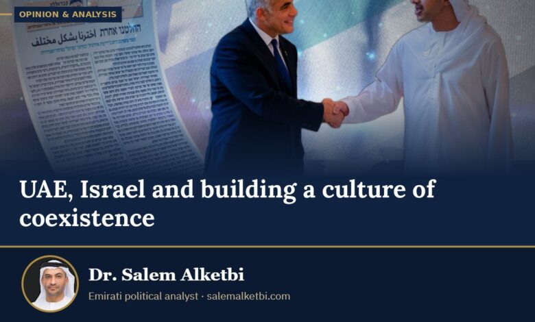 UAE, Israel and building a culture of coexistence – Dr. Salem Alketbi