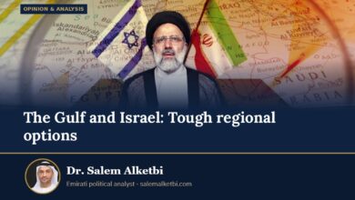 The Gulf and Israel: Tough regional options – Dr. Salem Alketbi