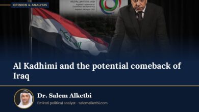Al Kadhimi and the potential comeback of Iraq – Dr. Salem Alketbi