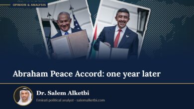 Abraham Peace Accord: one year later – Dr. Salem Alketbi