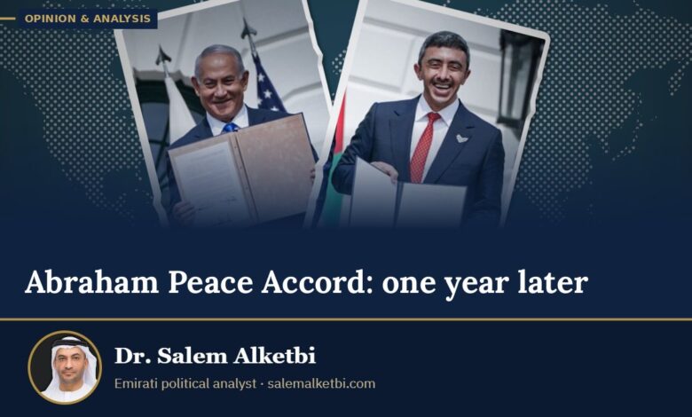 Abraham Peace Accord: one year later – Dr. Salem Alketbi