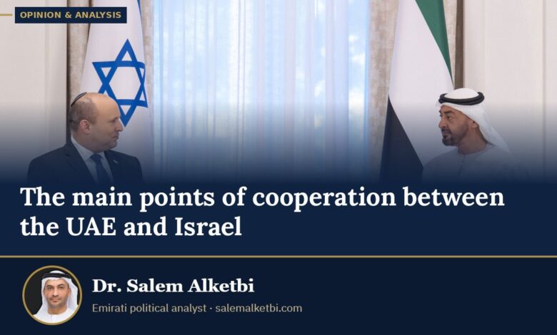 The main points of cooperation between the UAE and Israel – Dr. Salem Alketbi