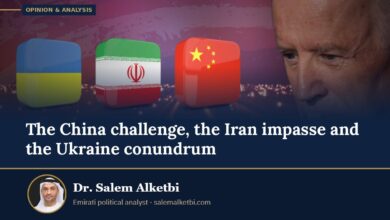The China challenge, the Iran impasse and the Ukraine conundrum – Dr. Salem Alketbi