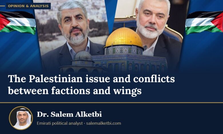 The Palestinian issue and conflicts between factions and wings – Dr. Salem Alketbi