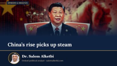 China’s rise picks up steam – Dr. Salem Alketbi